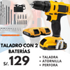TALADRO INALÁMBRICO CON 2 BATERÍAS